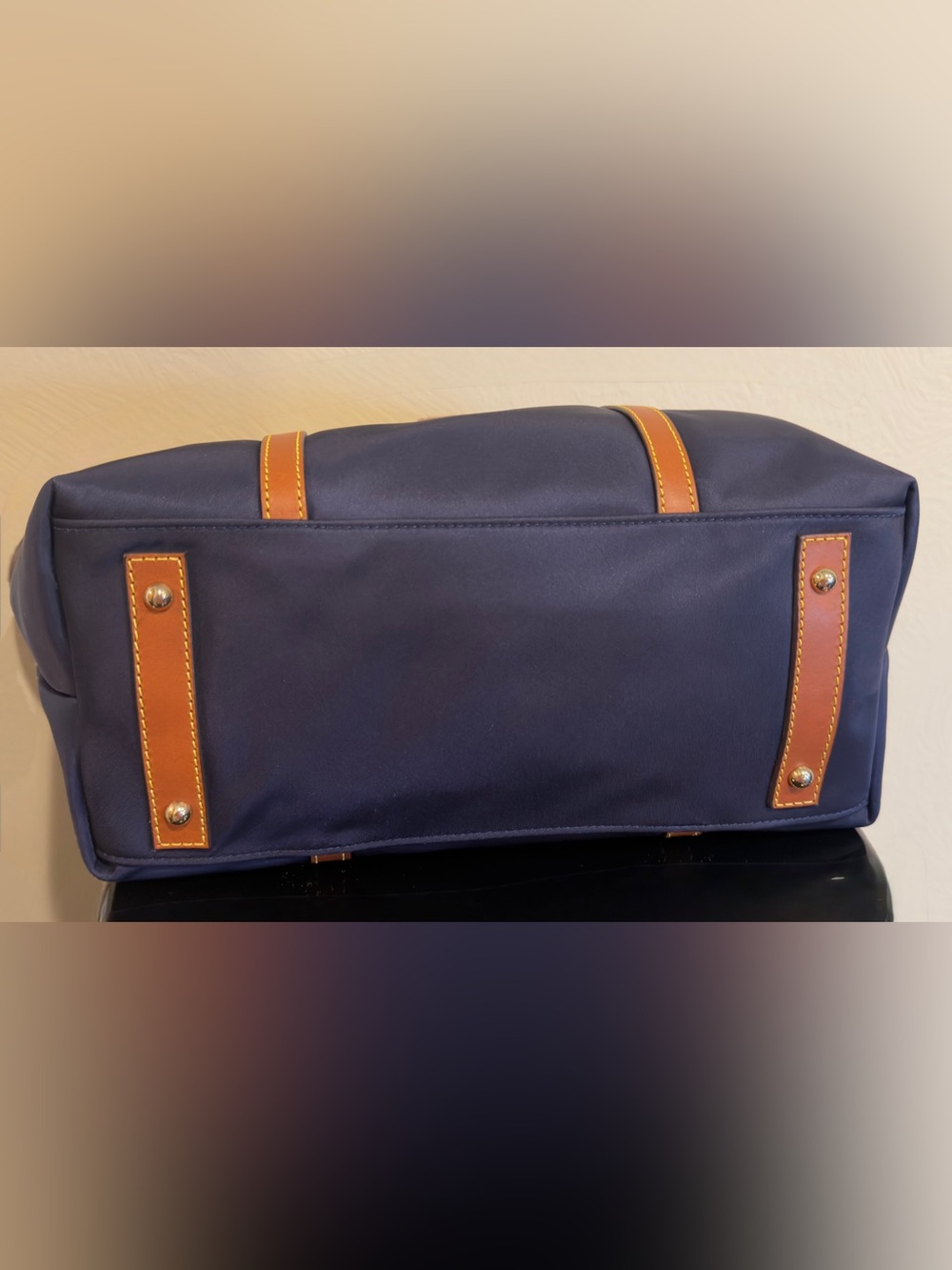 Dooney & Bourke Large Nylon Tote - Navy - Picture 3 of 8